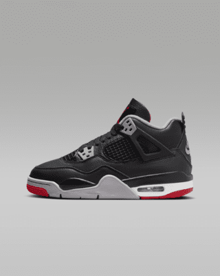 Air Jordan 4 Retro Bred Reimagined Older Kids Shoes. Nike SG